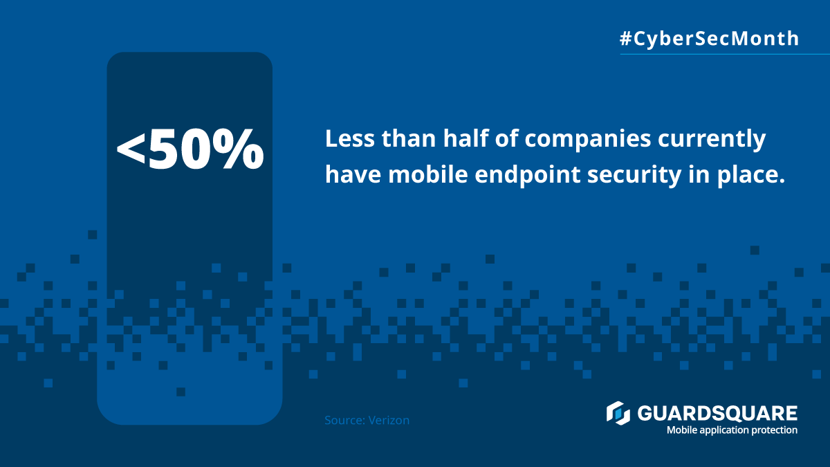 Guardsquare's tweet photo. Mobile security is just as important for protecting your business as traditional perimeter-based IT security. #EveryEndpointCounts

#appsec #mobilesecurity #cybersecurity #CyberSecMonth #NCSAM https://t.co/J9zPhgqoDM
