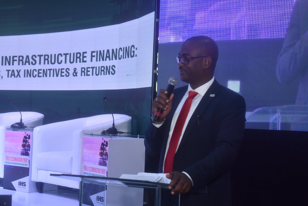SusConvos's tweet photo. Watch Out: A whitepaper will be issued after this conference - Olufemi Arosanyin (Chief Commercial Officer, IHS Nigeria) #IHSTC2019 #Energy #power #renewableenergy #renewables #Sustainability #telco #broadband #technews #techknows https://t.co/Q29oBZDLMq
