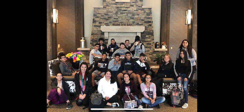 Mrs. Combs mentoring class visited the Ranch House, a senior living facility, this past week and shared home baked treats with its residents. #gcbuffpride #1herd