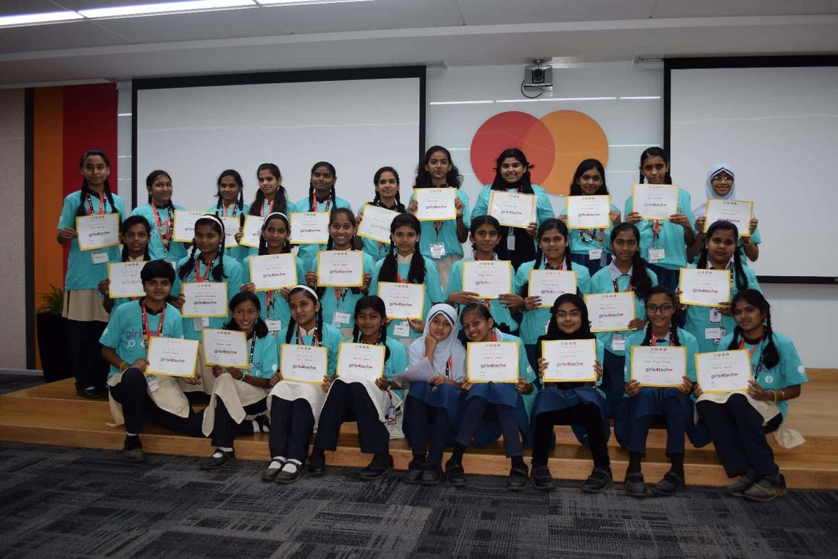 WomenInTech_IN's tweet photo. Thank you Mastercard for leading this wonderful initiative- Girls4Tech through which 1,85,000 girls were positively impacted through more than 300 events conducted across 25 countries. Way to go team!
#WiTGrowthSummit2019 #WiT #WomenInTech #WiTIndia #STEM #woman #womanempowerment https://t.co/1Fx6uSh0Ah
