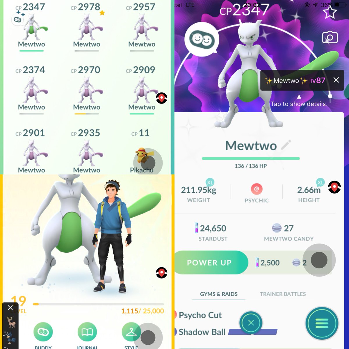 Mavin  Pokemon Account Go, Shiny Pokémon, shadow ball mewtwo