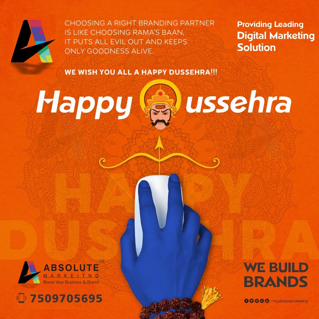 iabsolutemarket's tweet photo. We Wishes you all Happy Dussehra
#happydussehra #Happy_Dussehra
#myabsloutemarketing #absolutemarketing #sagar
@hemantdubey011 https://t.co/5XyPsdkVs1