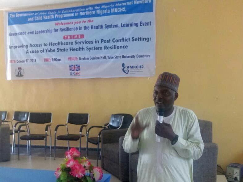Yobe SMoH, MDAs under d leadership of d governor interact regularly with partners,health service providers&amp;citizens 2 feel the pulse of the communties &amp; keep providers motivated.This is one of d strategies used 4  reconstruction and reconciliation - Dr. M. Gana ES YSHCB