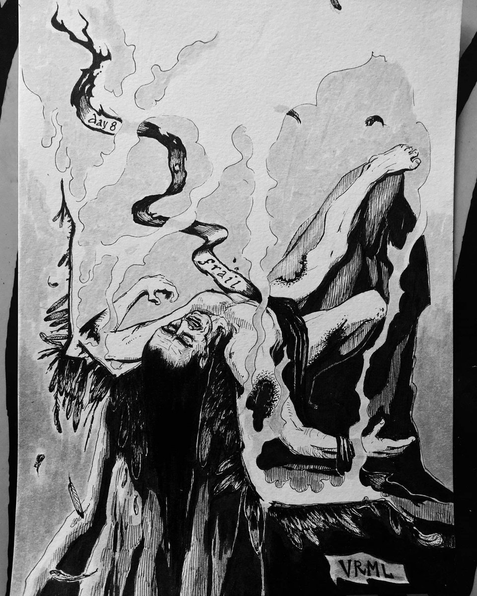 yan_verdavaine's tweet photo. Inktober by @VermillionDraws
Day 8 - Frail
#inktober #inktober2019 #inktoberchallenge #jakeparker #ink #drawing #freehanddrawing #frail #fallen #broken #blackandwhite #fallenangel #lucipher
https://t.co/Ojq2ZOhXhJ https://t.co/WaS82qxBKz