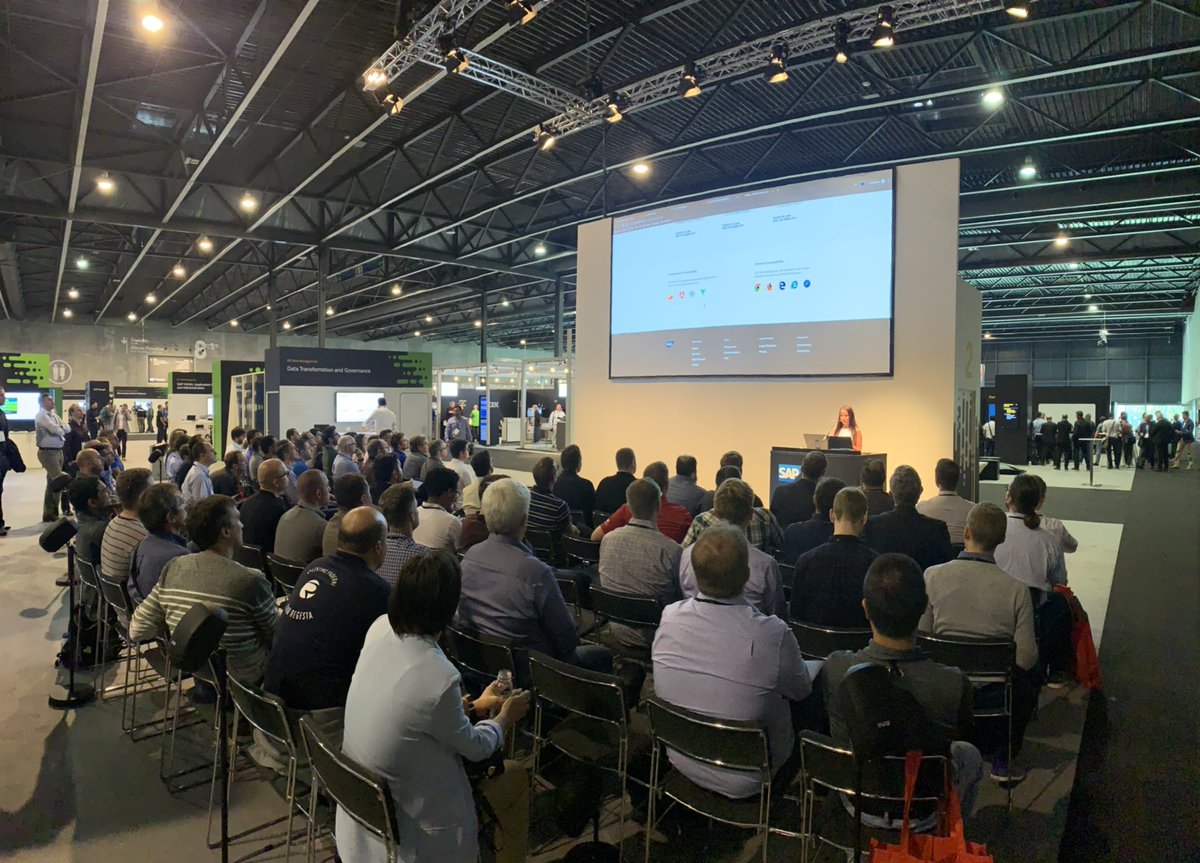 <a href="/stoyanova_elly/">Elena Stoyanova</a> showing #UI5WebComponents at #TechEd in front of full house! #UI5