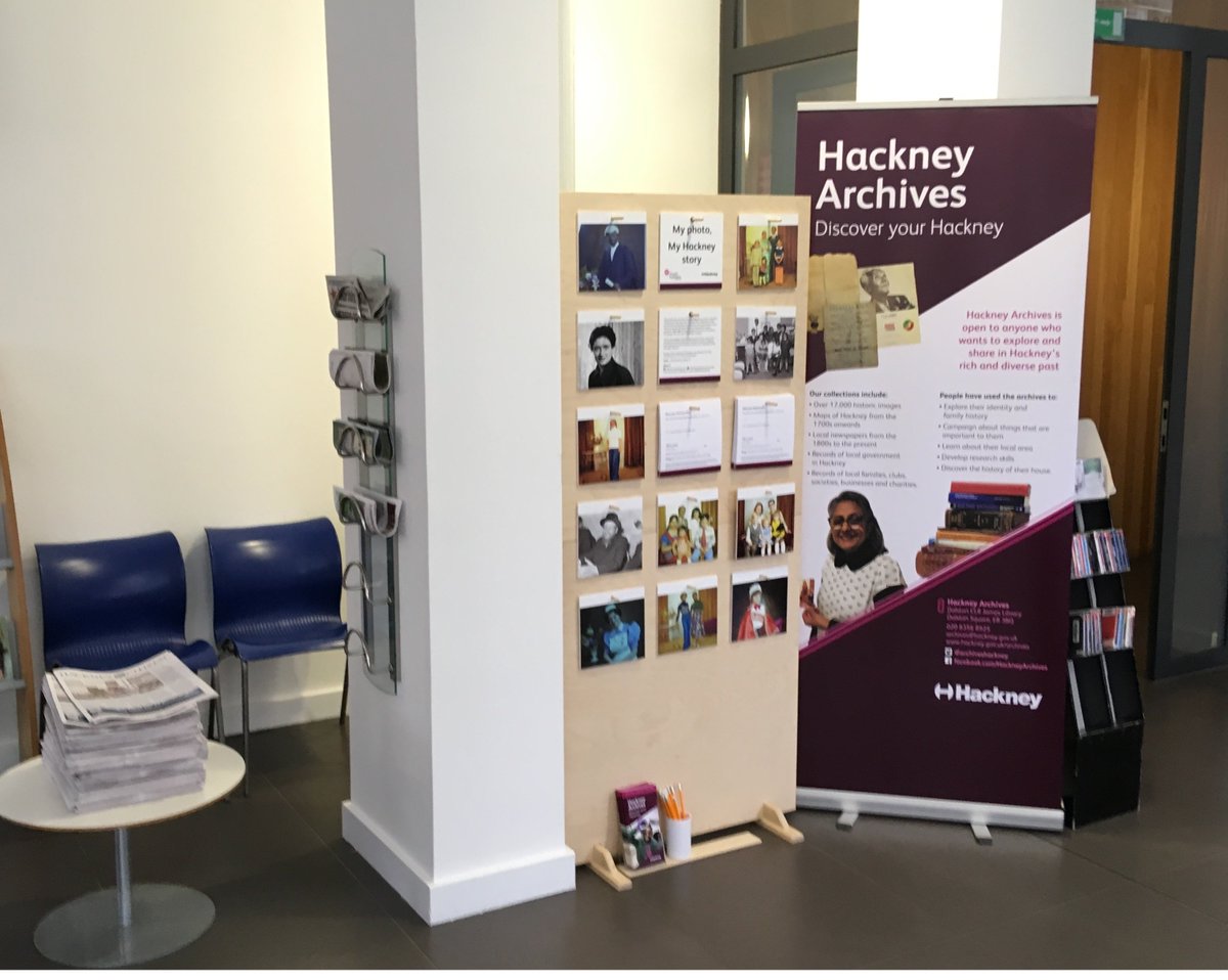 ArchivesHackney's tweet image. Our pop-up exhibition is now at the wonderful  #ClaptonLibrary. Drop in to uncover some real Hackney history through #RAGibson’s photos. 

While you&apos;re there, grab a card and share YOUR bit of #Hackney history with us. 
 
👉#MyHackneyStory👈