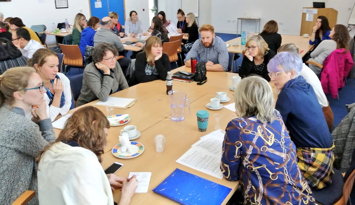 ACRWare's tweet photo. The #PIPCOP marketplace, a regular staple on the agenda where delegates pick the topics &amp; rotate across tables in a world-cafe style learning from one another spreading local knowledge across North Wales. @pgimmo https://t.co/puMQ8w6rda
