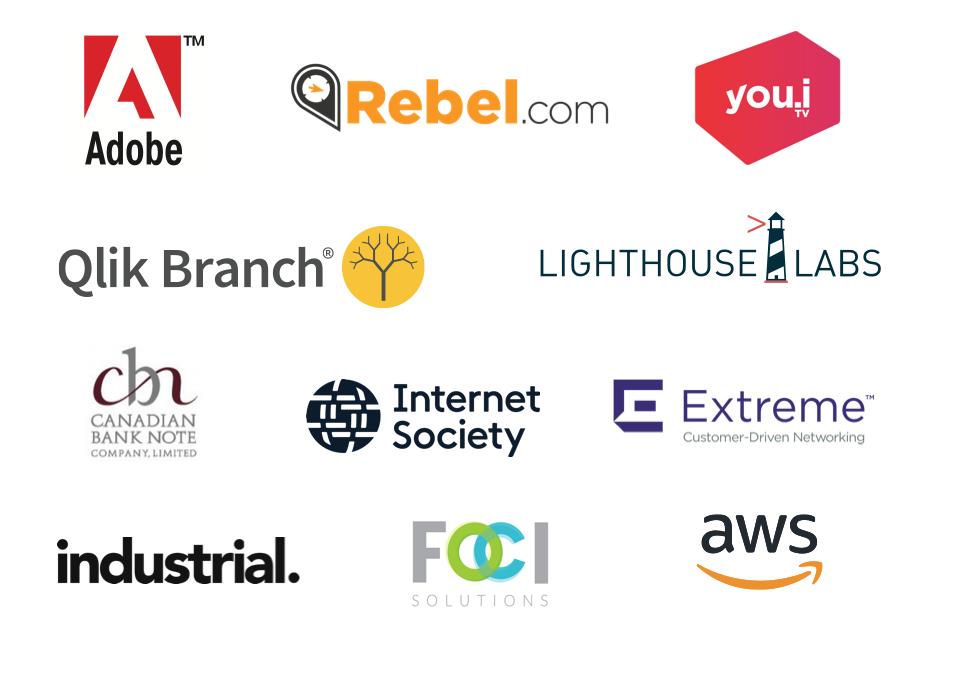 #RHOK would not be possible without the help of our stellar sponsors. You guys rock! #grateful #Ottawa #ThankYou
