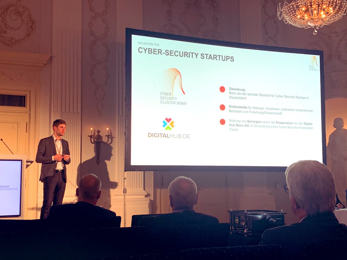 Sophia Tran 🚀 (@sophia_tran) on Twitter photo Bonn als zentraler Standort für #CyberSecurityStartups 🚀<a href="/digitalhub_de/">DIGITALHUB.DE</a> <a href="/CSCBonn/">Cyber Security Cluster Bonn e.V.</a> <a href="/Ch_Schmickler/">Christian Schmickler</a> #BonnerUnternehmertage Bonn als zentraler Standort für #CyberSecurityStartups 🚀<a href="/digitalhub_de/">DIGITALHUB.DE</a> <a href="/CSCBonn/">Cyber Security Cluster Bonn e.V.</a> <a href="/Ch_Schmickler/">Christian Schmickler</a> #BonnerUnternehmertage