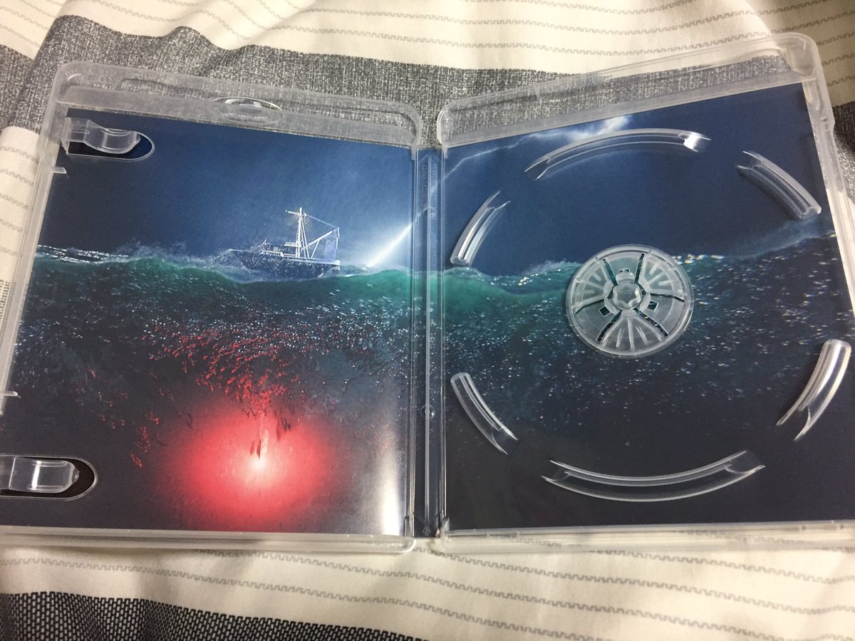 Aki Lettherogueoneinさんのツイート アクアマン 通常版ブルーレイのジャケット内側 スチールブックと同じ写真を印刷してくれてたのか 青ケースだと見えづらいのがもったいない 無色のケースに入れ替えてみた