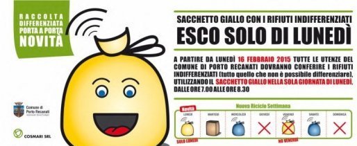 Da "Il Sindaco informa"
I dati della raccolta differenziata nel Comune di Porto Recanati non sono certamente esaltanti. 
bit.ly/2VpuAVW