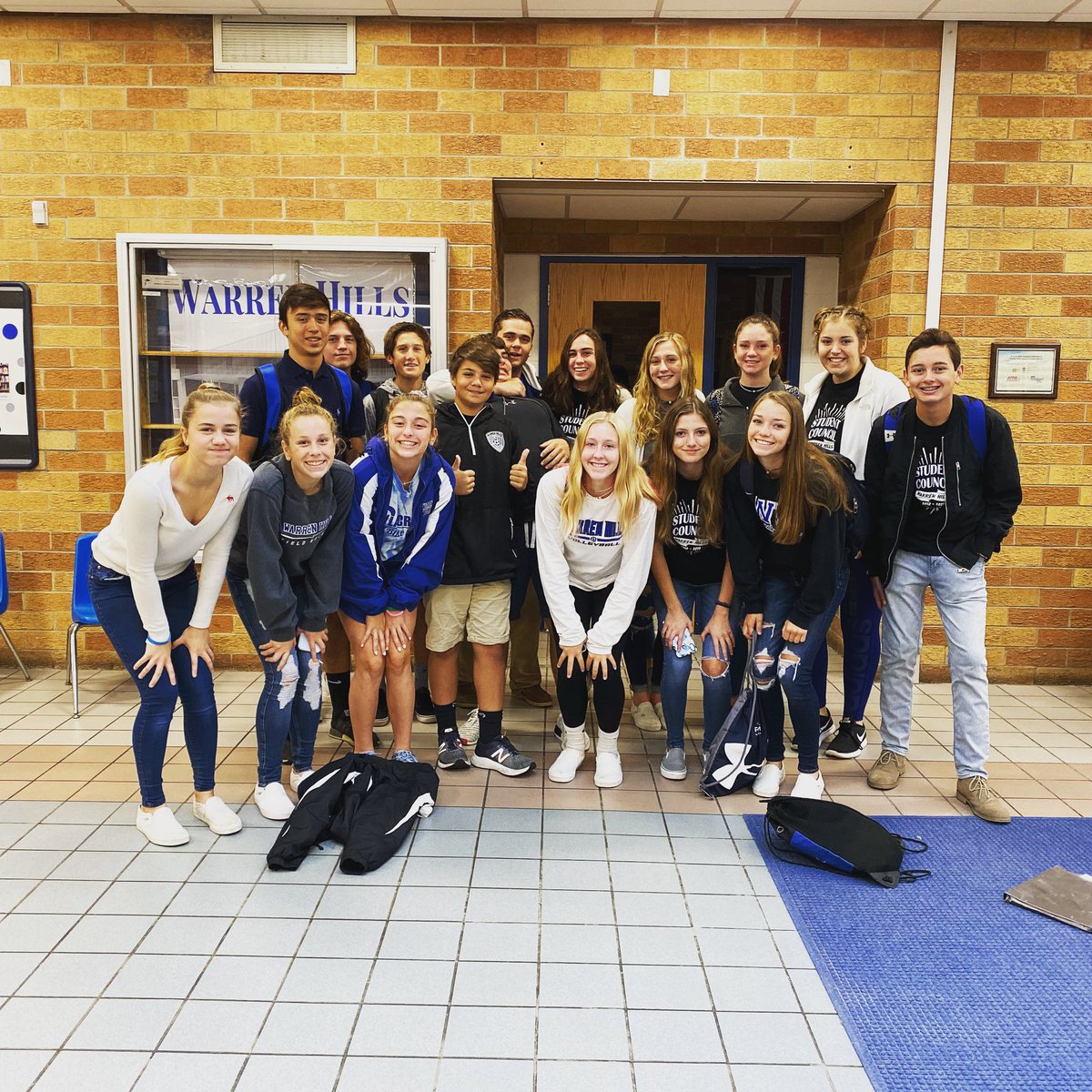 WHstudco's tweet photo. This group of student leaders is ready to take on @njasc fall convention! #levelupnj #njasc #whrhspride https://t.co/RpdUf2LeAV