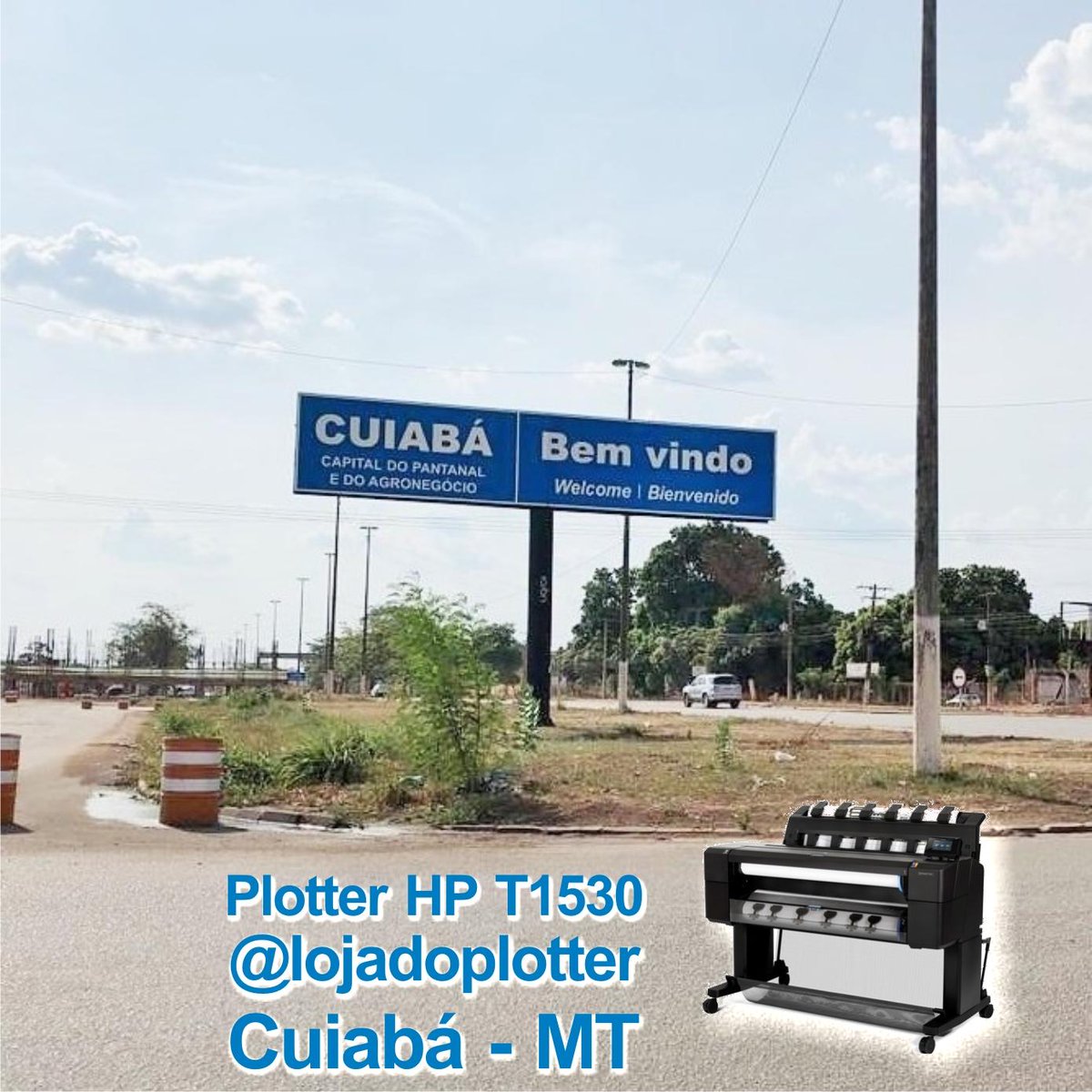 lojadoplotter's tweet image. A Loja do Plotter entregou mais uma Impressora Plotter HP Designjet T1530ps em Cuiabá - Mato Grosso! Capital do agronegócio e passagem importante para o turismo no Pantanal matogrossense

#plotter #plotterhp #cuiaba #cuiabá #cuiabamt #pantanal #agronegocio #corumba @lojadoplotter