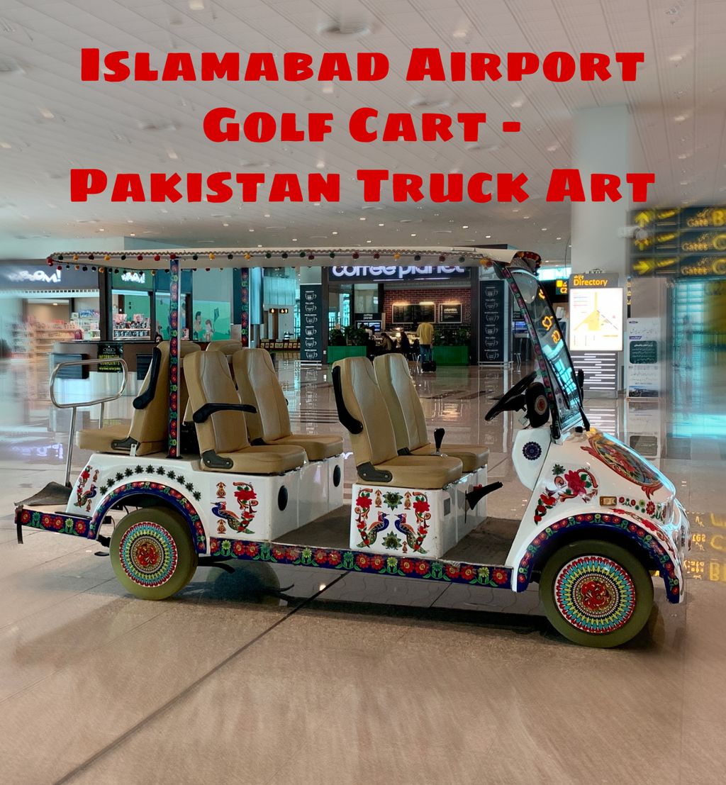 I love how they are celebrating #truckart #pakistan #islamabadairport #wherethejones #travel #familytravel #adventure