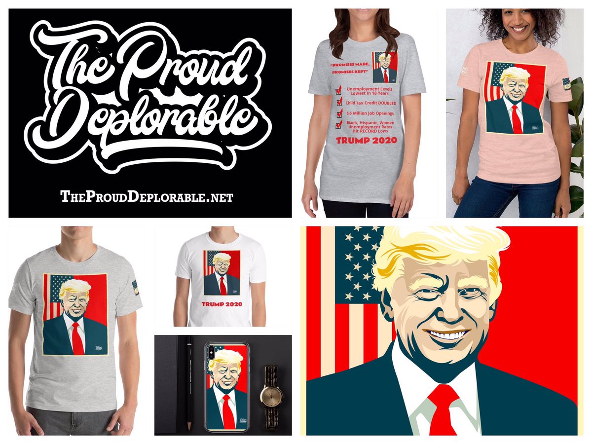 prouddeplorabls's tweet photo. @realDonaldTrump We create custom designs celebrating the iconic @realDonaldTrump #Trump2020LandslideVictory #Trump2020 https://t.co/6S044z0pyg