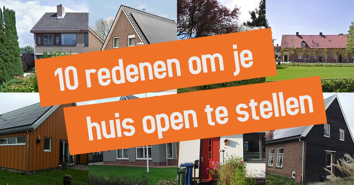 Deel je graag met anderen jouw #ervaringen met het #verduurzamen van je huis? Bekijk dan de 10 redenen om je huis open te stellen tijdens de #NDHRoute op 2 en/of 9 november!

duurzamehuizenroute.nl/10-redenen-om-…