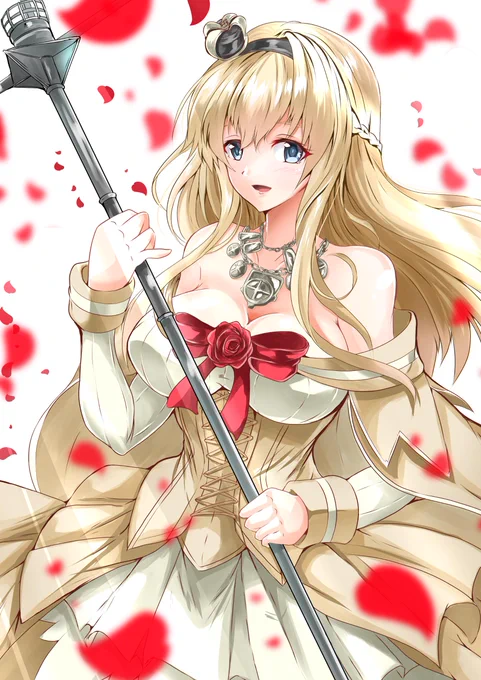 ウォースパイト姫様描きました。
今使ってる液タブの最後の絵になりそうです。
#艦これ 
#ウォースパイト 
