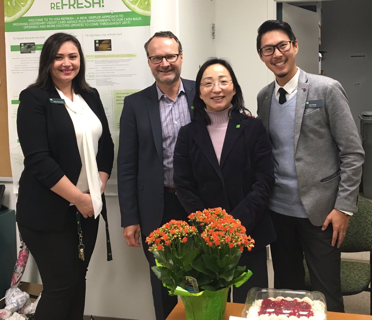 Congratulations to Yventa for attaining the Senior Financial Advisor position @TD_Canada @cityofcoquitlam on Austin & Nelson. Yventa’s breadth of knowledge and commitment to putting her customers first is well known in this community.