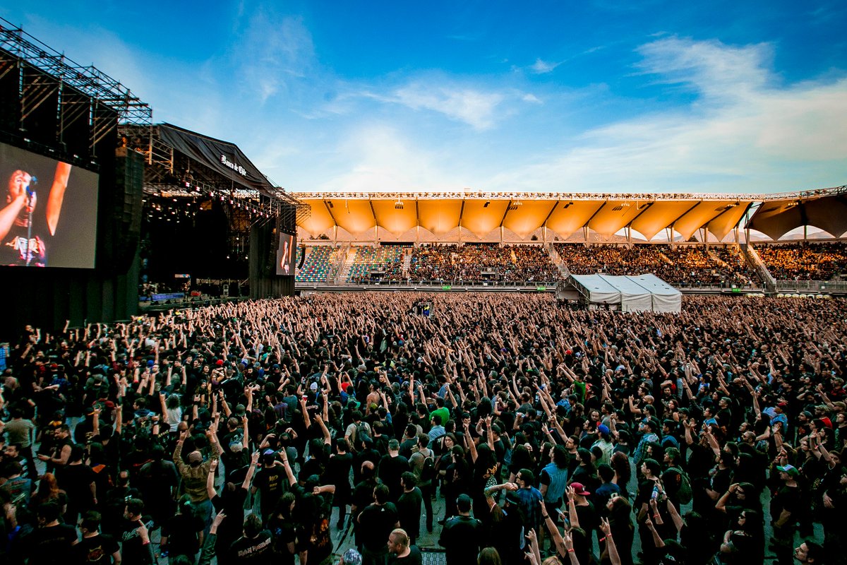 “¡What is it? Caught in a mosh!” 🔥🎸 
Anthrax ya está en viña para encender el mosh pit junto a Slayer en su Final Tour in Chile 🇨🇱🤟🏼

📸 <a href="/muller_foto/">carlos müller</a>