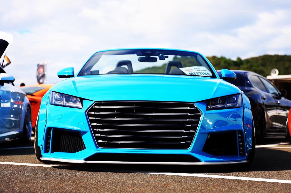 Newing_inc's tweet photo. Alpil Audi TT RSR Roadstar
J-NATIONでお披露目(≧∀≦)

#audi #newing #newingwheels #alpil #nitto #widbody #kyoto #osaka #tokyo #nagoya #ツーリング #スーパーカー
#libetywalk
#東京オートサロン
#大阪オートメッセ
#車
#stance
#カスタム
#スタンスネーション
https://t.co/McCieoIQGN https://t.co/H8heDd2fJm