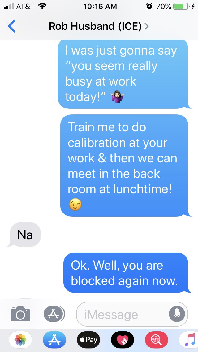 carrie4502's tweet photo. This week on #TueLove texts with Rob. 🙂
ps- We call each other Gina & Joey with Boston/NY accents whenever we are in public. 🤦🏻♀️🤷🏻♀️🤣 https://t.co/dKtI2KNIrI