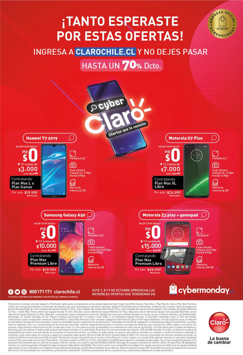 CDN Cellstar Claro Chile, Metropolitana