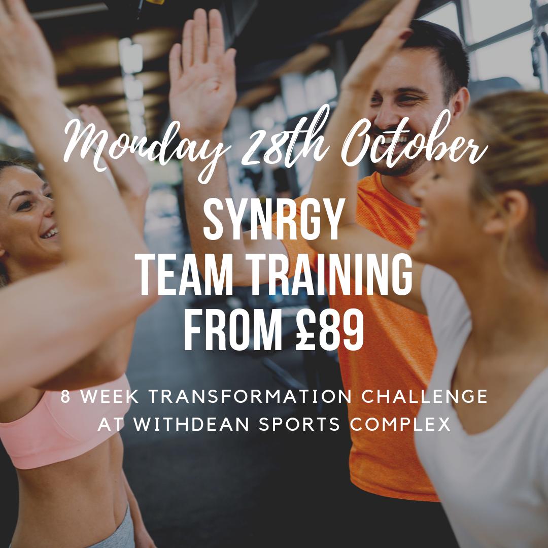 SYNRGY PLUS is back!

After a wildly successful first run SYNRGY Plus is returning on October 28th 
for another 8 week transformation!

You can book this at our reception desk or send us a message and we'll put you in contact with Ricky G!