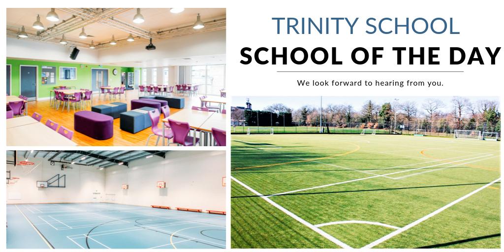 schoolsplus's tweet image. Our School of the Day should come as no surprise this week, it&apos;s the fantastic Trinity School! To find out more about this &apos;outstanding Church of England secondary school&apos; and hire their facilities please visit 👉schoolsplus.co.uk/trinityschool/ 
@TrinitySchBelvd #TrinityWeek