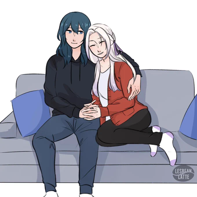 May I offer a small morsel of #edeleth modern au 