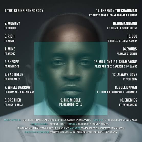 This is taking up now time than i thought  some people are already vexing for me I mean i had to sleep, i had to work, i had to eat  i have an actual life Back to MIThen he dropped his 3rd album and 5th project"The Chairman"