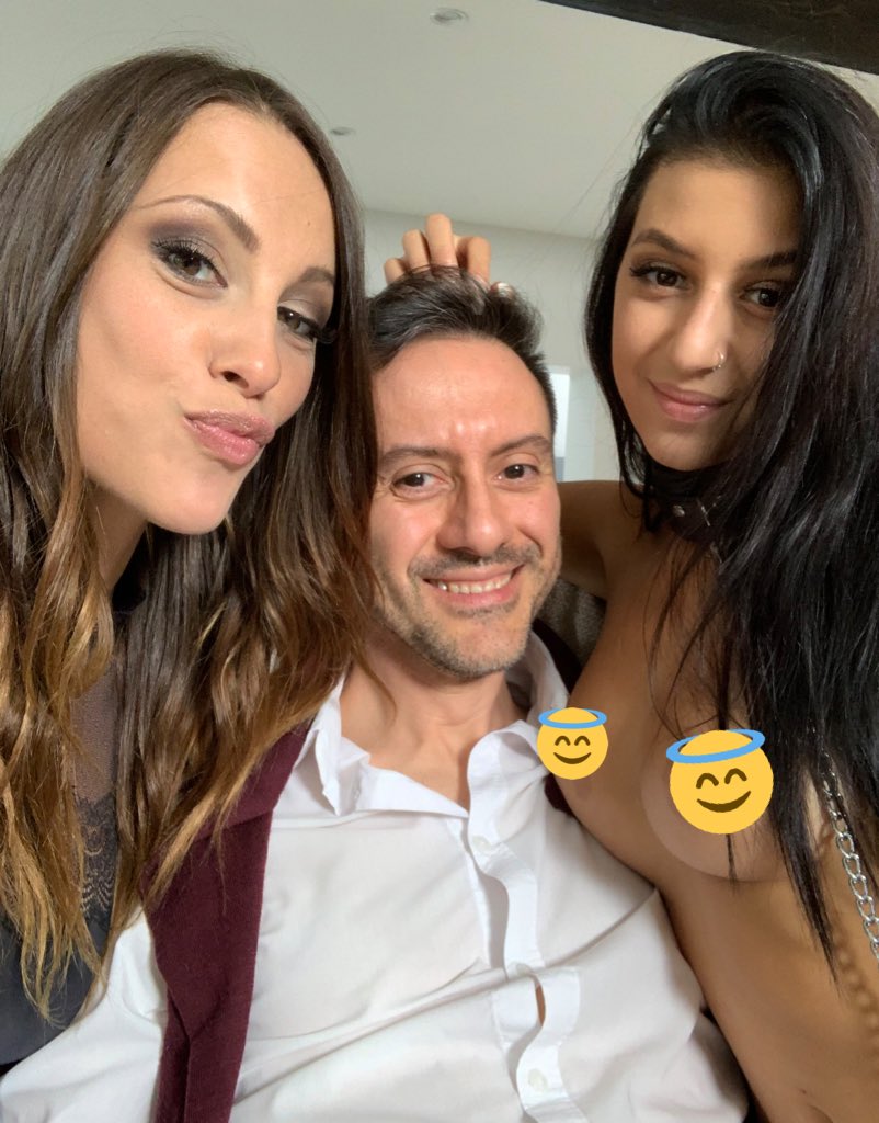 Le plus beau threesome que j ai tourné !!!! LA SCÈNE LE DÉTAIL EST JUSTE HALLUCINANT !!!!!! rendez vous vendredi 18h nikitabellucci.com