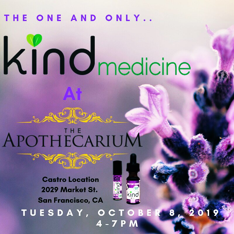 Why_Kind's tweet image. Kind at Apoth Castro in SF from 4-7pm #marijuana #thc #cbd #wholeplant #knowyourmedicine #capsules #tictures #topicals #kindmedicine #demodays #bayarea #sf #castro #weouthere #comeseeus #patienteducation #dispensaries #ontheroad #holistichealing #selfcare #bekind #marketst