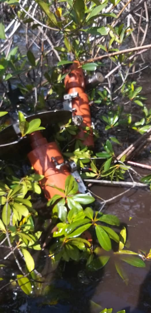 WaymediaB's tweet photo. pictures of crinimal who were caught in the act trying to vandalise Belemaoil pipeline.... @nycnofficial @promisewaymedia https://t.co/ZSP3b9wnpk