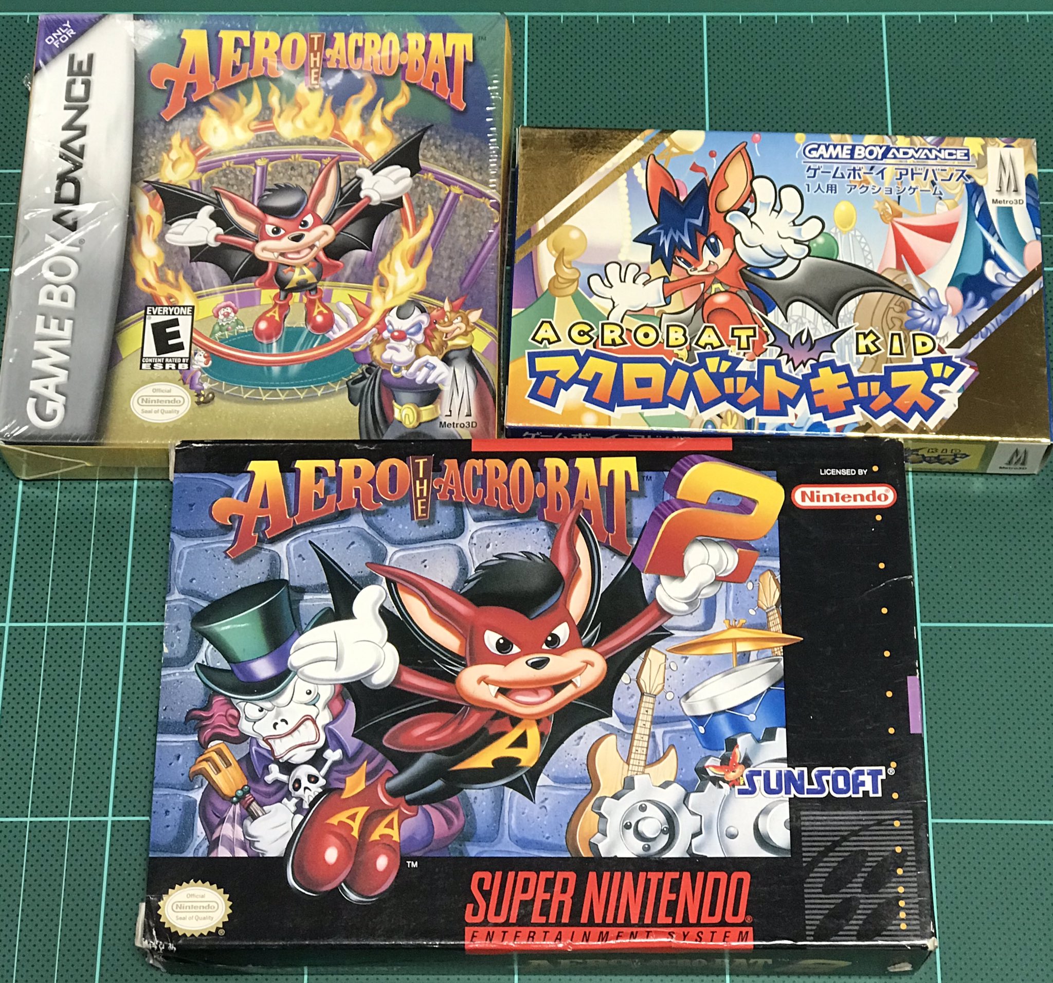 AERO THE ACRO-BAT GBA 狭けれ アクロバットキッズ AERO THE ACRO-BAT GBA 狭けれ アクロバットキッズ