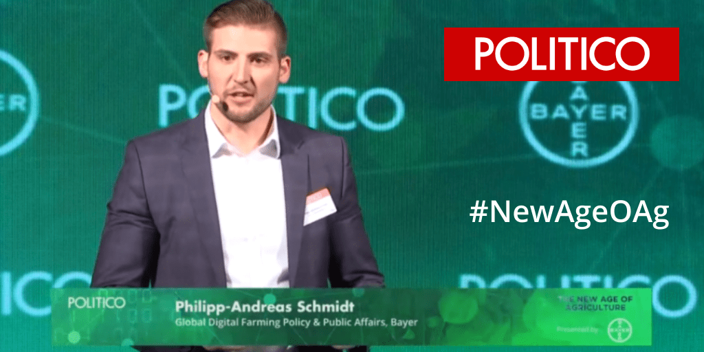 POLITICO Live (@livepolitico) on Twitter photo Our presenting partner <a href="/Bayer4CropsEU/">Bayer Crop Science Europe</a> is giving welcome remarks at today's event "The New Age of Agriculture” WATCH LIVE >> politi.co/2IkYJ3u | #NewAgeOfAg. Our presenting partner <a href="/Bayer4CropsEU/">Bayer Crop Science Europe</a> is giving welcome remarks at today's event "The New Age of Agriculture” WATCH LIVE >> politi.co/2IkYJ3u | #NewAgeOfAg.
