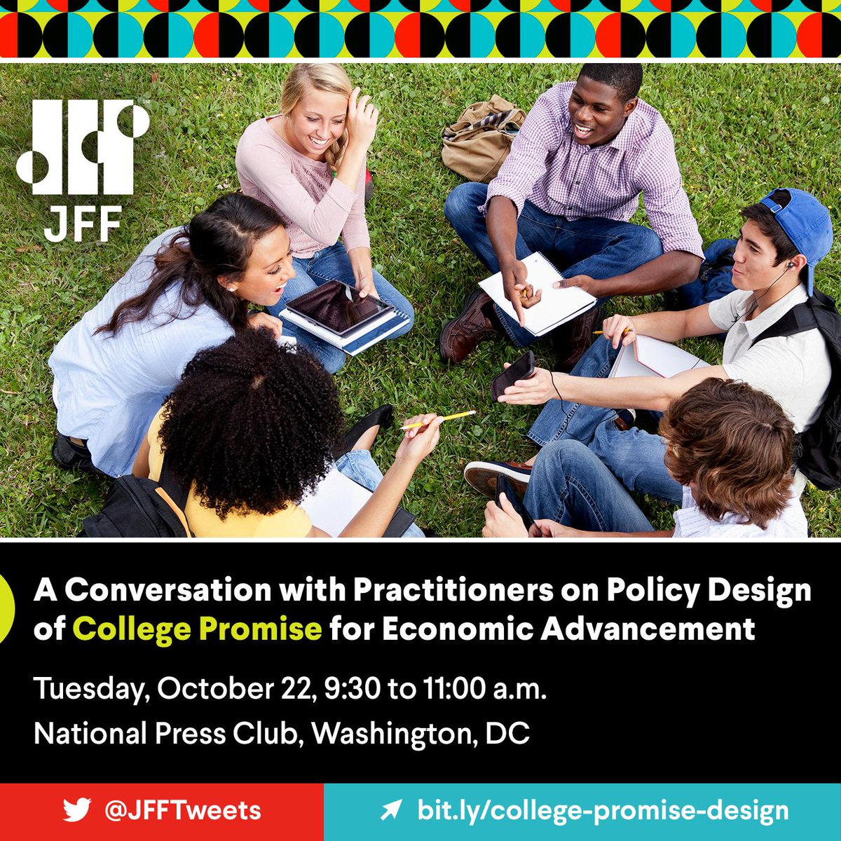 As a response to the nation's college affordability and #SkillsDev crisis, #CollegePromise programs are gaining popularity, but how can these programs be designed to ensure #StudentSuccess? Explore this topic w/ us on Oct 22. RSVP today bit.ly/college-promis… #HigherEd #EdPolicy