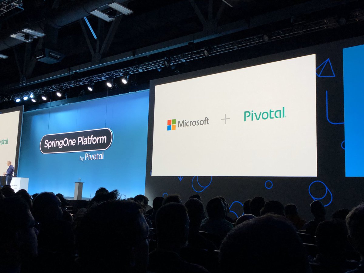 oliver_welte's tweet image. WOOOOW - @Microsoft on stage @s1p announcing #AzureSpringCloud a fully managed service @PivotalDACH @Azure @MicrosoftDE @laurenvolpi