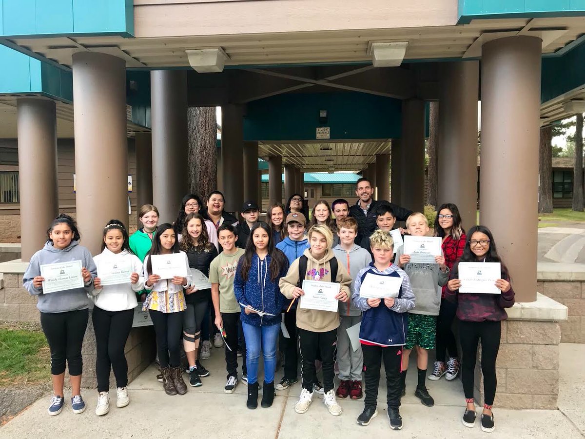 These kids are rockstars! All nominated by teachers as students of the month for their work ethic and strong character! #stmspride #weareltusd