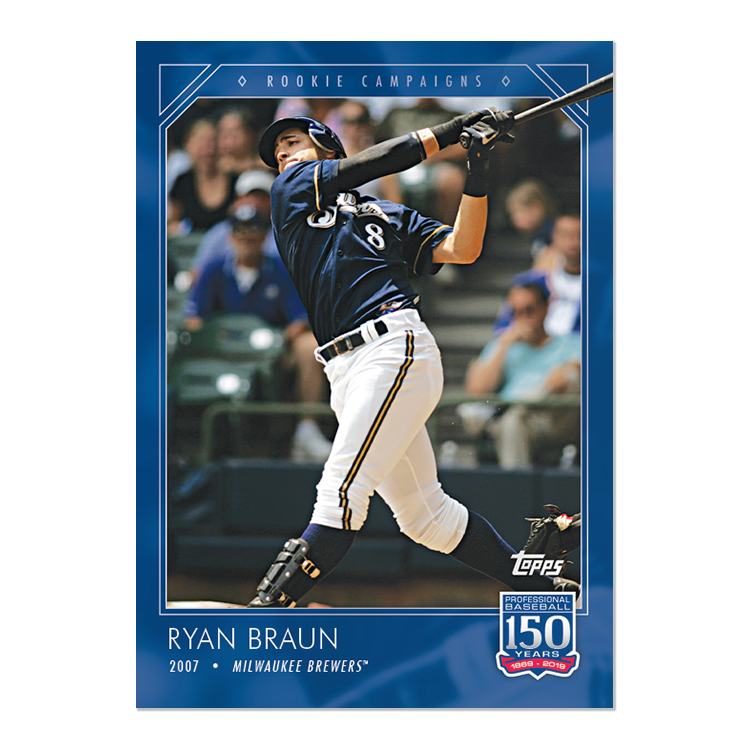 CardboardStats's tweet image. New week of the #150YearsofBaseball set!

#93 Rickey Henderson, Athletics, Records &amp;amp; Award Winners
#94 Reggie Jackson, Yankees, Historic Moments
#95 Ryan Braun, Brewers, Rookie Campaigns