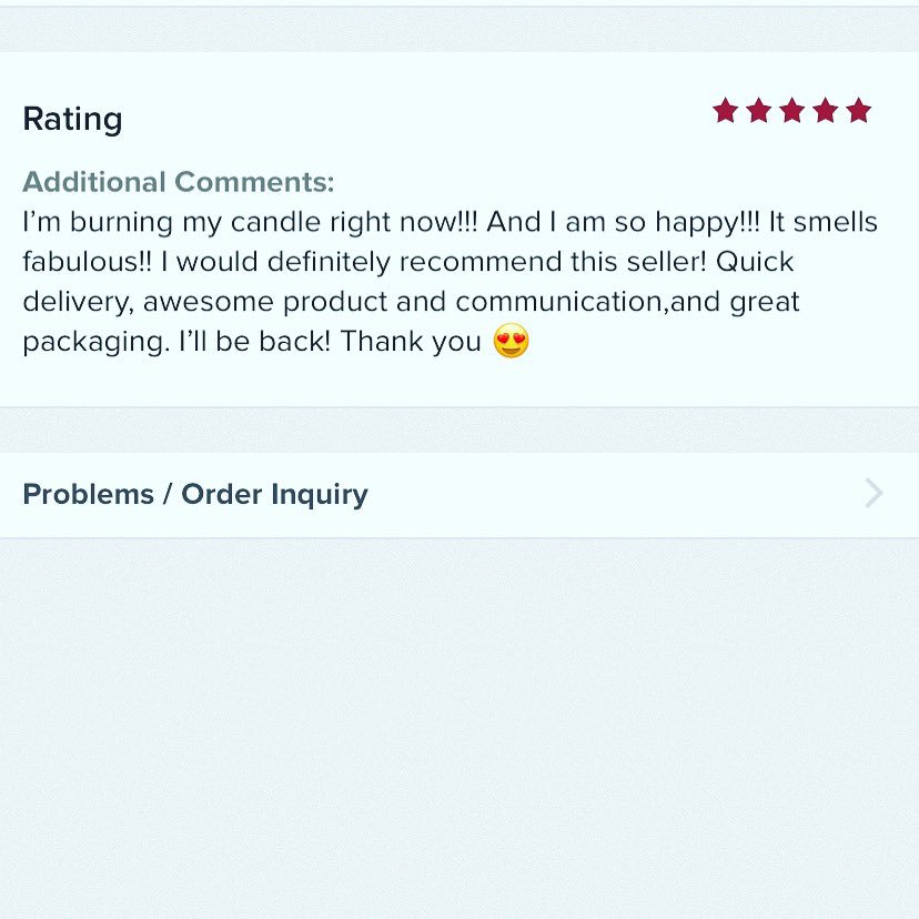 When the customer is happy I’m the happiest!!!! Much love ❤️ ❤️❤️

#review #customerlove #trust #smallbusiness #ownership #motherhood #letthembelittle #momlife #candlemaking #echopark #silverlake #candleshop #woodenwick #soywax #daughterlove💕 #everydaymoments #worldoflittles