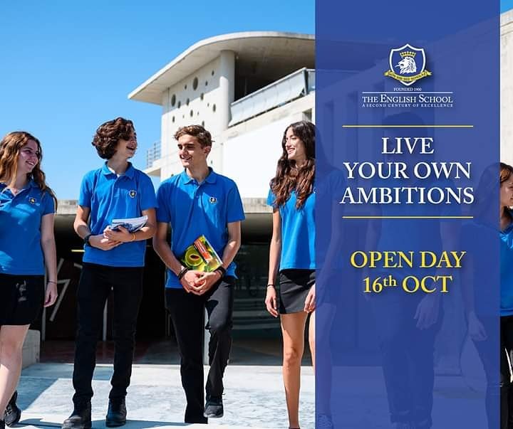 ESCyprus's tweet photo. โI have a vision about a better future. I want to inspire and lead. Iโm ready to accept the challenge. Iโm in the right place to make it happenโ.
๐
OPEN DAY: 16th of October ๐
#TheEnglishSchool #TheEnglishSchoolLegacy #AChoiceForLife #OpenDay #Cyprus https://t.co/AD5i7kwaNq
