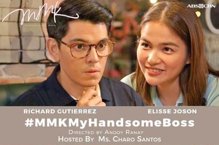 TeamElisseJoson's tweet image. WOW 1.3M views in just three days!! @MMKOfficial @RSBscripted @callmecarlough 

Excited to see you on tv this sat @ElisseJoson with Richard Gutierrez. Directed by @andoyranay 

#MMKMyHandsomeBoss 
#MMK2019 #RSBScriptedFormat