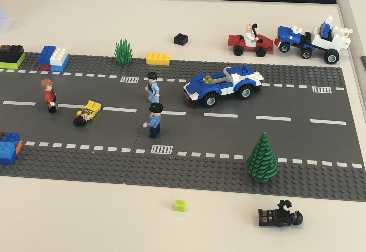 FloorLams's tweet image. Very interesting workshop for @shotpros in Sweden 👍! Building scenario’s with Lego 🚓. Learning from First Responders to improve police training. 👉 From Lego to Virtual Reality #informationsharing #H2020 #shotpros #Sweden #trainasyoufight