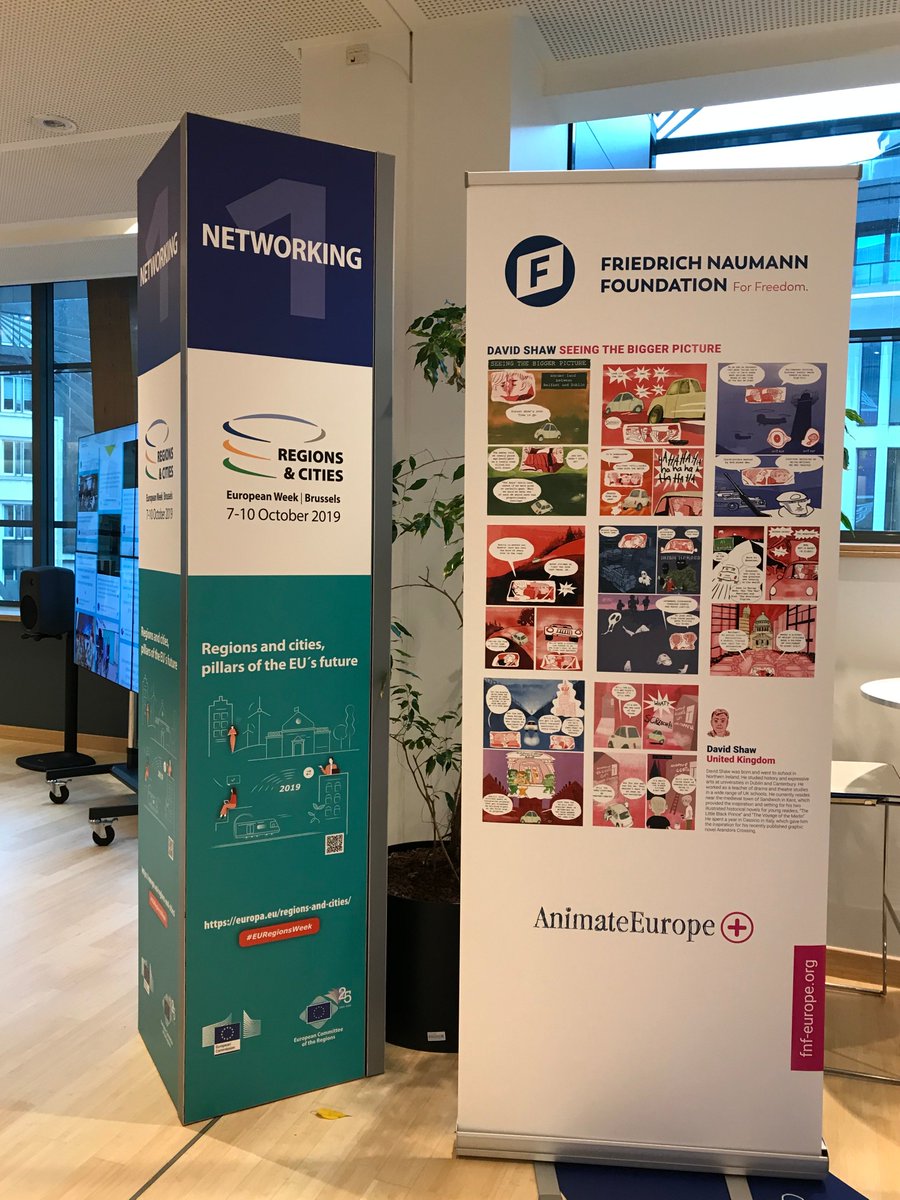 fnfeurope's tweet photo. 👩🎨 Today, you had the chance to visit our #AnimateEurope exposition at the @EU_CoR in the framework of the European Week of Regions and Cities!
Many thanks to @RenewEuropeCoR for facilitating this chance! ❤️ https://t.co/Bm3so9byBS