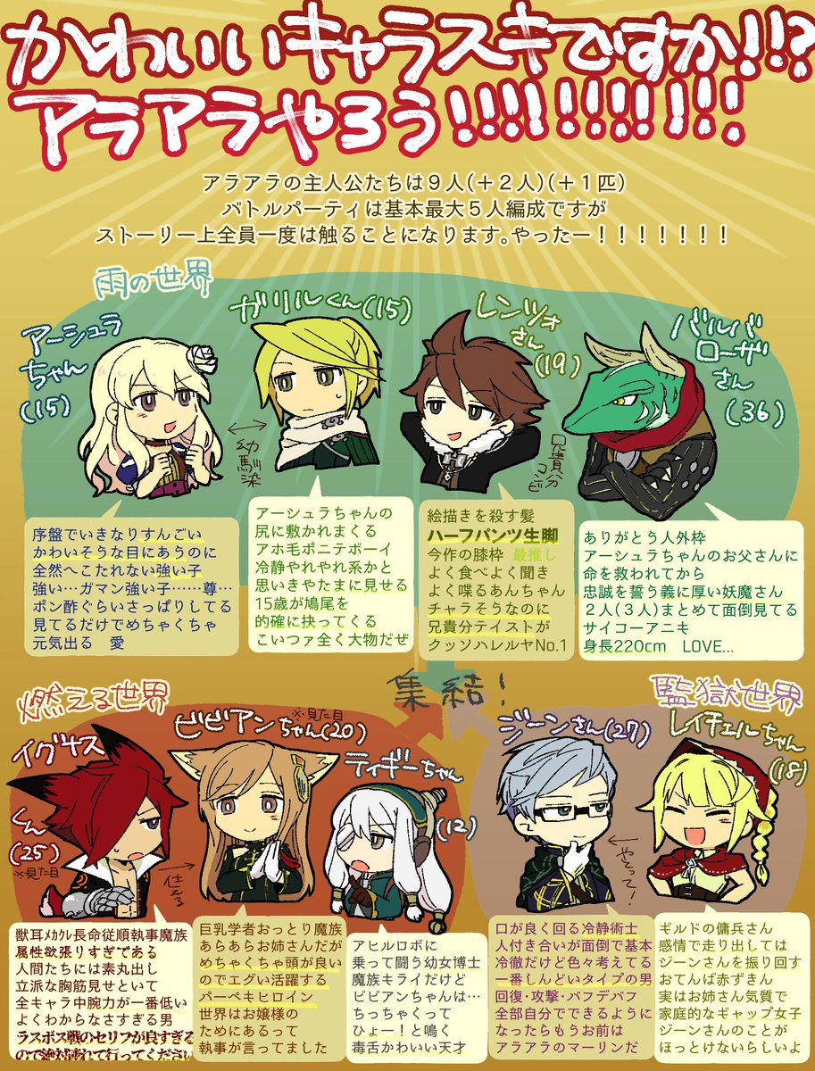 たすけて 10月10日にhdリマスター版が発売されるアライアンス アライブがすきすぎるので布教しまみんな アラアラやろ 文字多すぎてスンマセン これでも書ききれてない 竜乗り