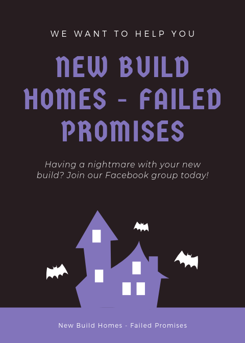 Has your new build home become a nightmare? We can help! 
Join our Facebook group today!

facebook.com/groups/2604365…

#NewBuildHomesFailedPromises #NewBuild #StratusLegalSolutions  #DontBuyNew

#Pumpkin #Ghost #Halloween #Nightmare #October
