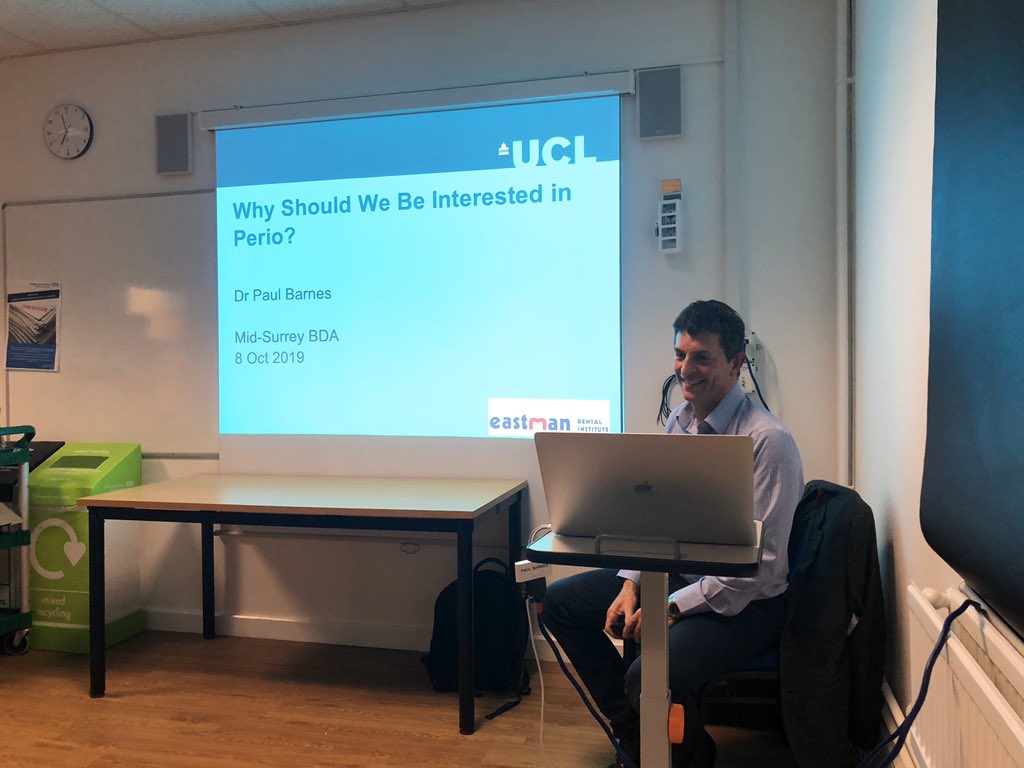 KandiahThayalan's tweet photo. @MidBda Looking forward to an Illuminating talk by Mr Paul BARNES  on Why Should we be interested in Perio? @sashnhs https://t.co/rCY22bRLjH