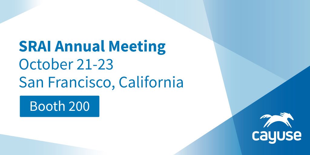 CayuseLLC's tweet photo. We're so excited to see YOU at #SRA2019AM! We'll be demoing a few of our solutions including Cayuse SP, Analytics, Financials and COI. Check out our full demo schedule and see what else we have going on. https://t.co/BI7xBPVXV9 https://t.co/ExSmQ8h4JN