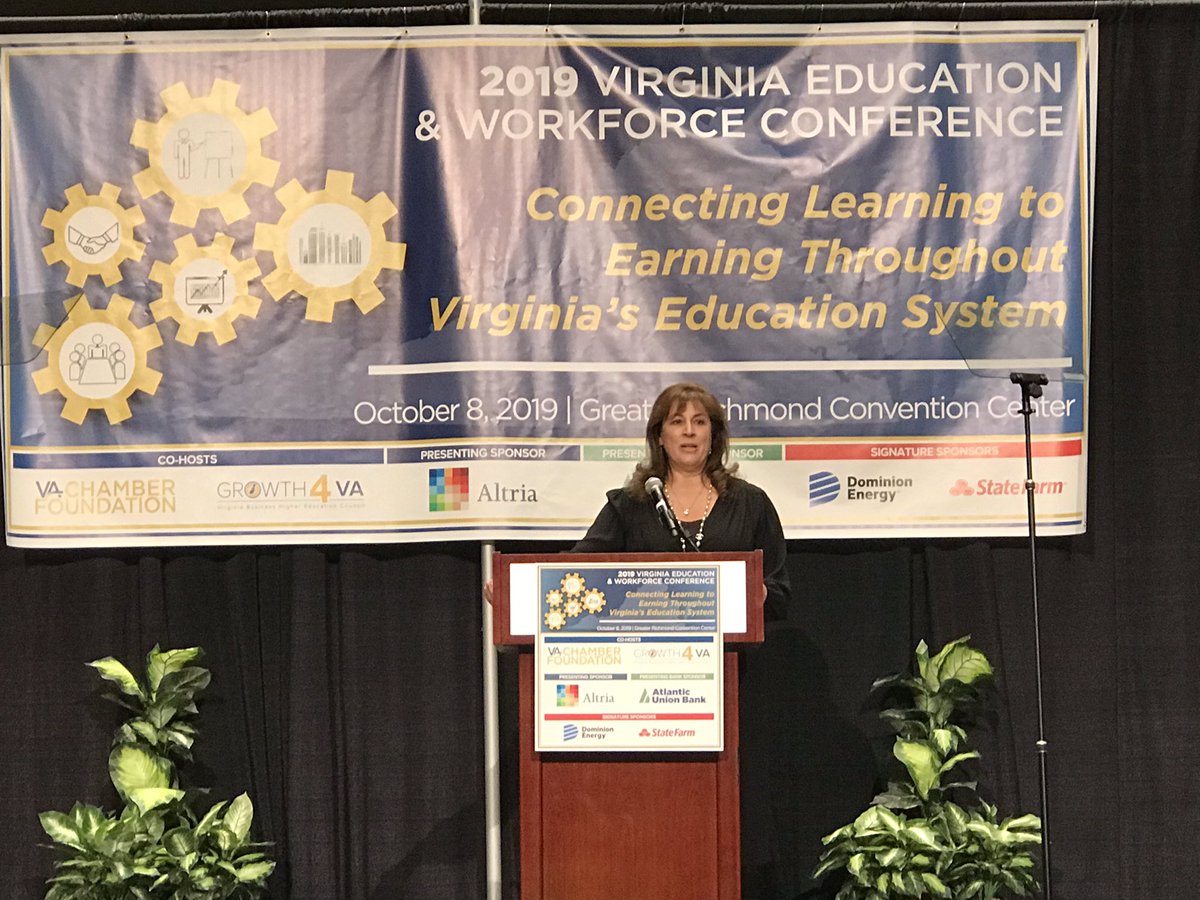 SAICinc's tweet photo. Our CEO Nazzic Keene speaking now on building the future Virginia workforce at the @VAChamber Education &amp; Workforce Conference @Growth4VA #VAWorkforce https://t.co/qYef317icK