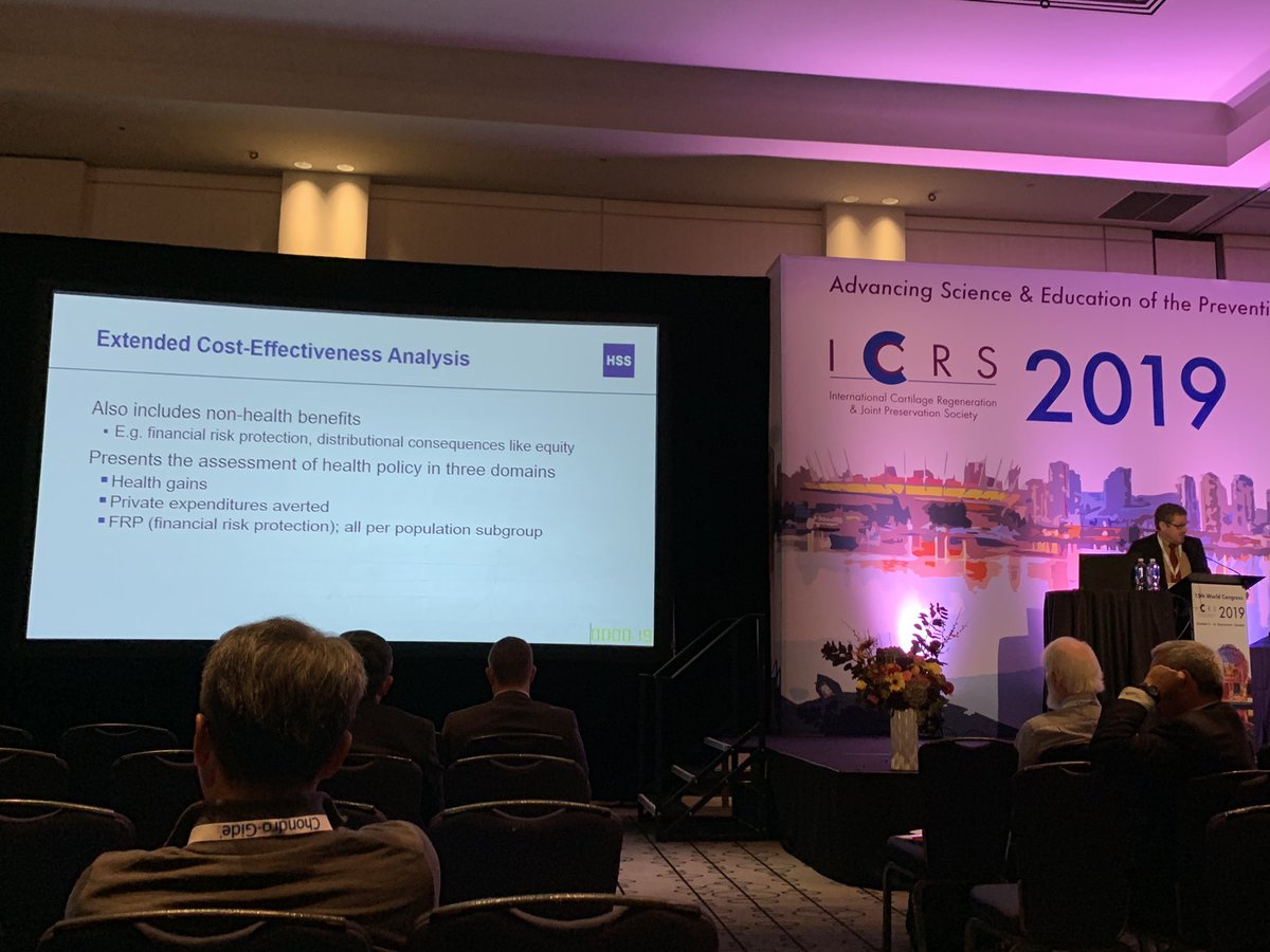 DrvanBemden's tweet photo. #ICRSWORLDCONGRESS Dr. Steve Lyman sharing “YES” we should measure #costeffectiveness as integrated with #PatientExperience and #meaningfuleffect @ArthritisFdn @CartilageRepair @orthoepi consider including #flourishingindex #HumanCapitalProject https://t.co/iHxTm3svxY